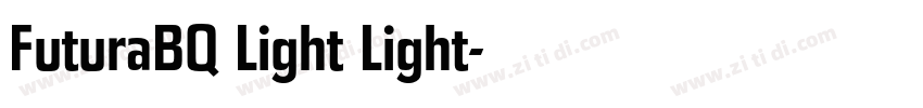 FuturaBQ Light Light字体转换